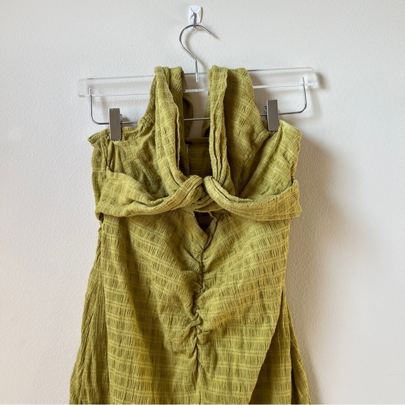 Free People Nya Maxi Green Cutout Dress - Picture 6 of 9